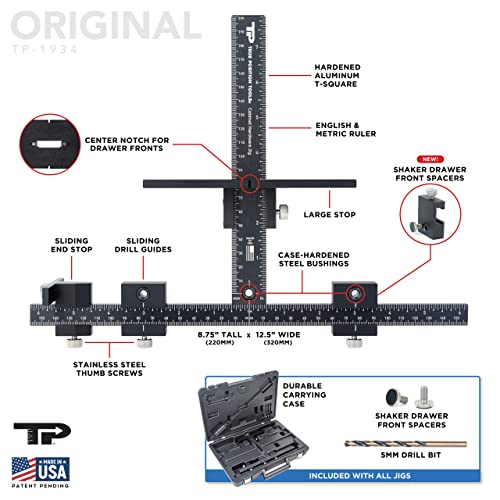 The Original Hardware Jig Adjustable Template for Fast and