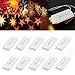 10 Pack LED Paper Lantern Lights YUNLIGHTS Waterproof Battery Operated Lights with 3 LEDs for Balloons Wedding Birthday Party Decoration, Warm White