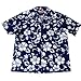 RJC Top Quality Hibiscus Hawaiian Aloha Shirt, M, Blue