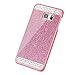 ABC Crystal Rhinestone Case for Samsung Galaxy S6 Edge Plus (Hot Pink)