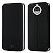 Motorola Moto G5s Plus Case,Premium Flip Leather Wallet Case Stand Kickstand Card Slot Magnetic Closure Full Body Protective Cover Clear TPU Bumper Thin Case for Moto G5s+ (Black)