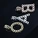 GUCY Hip Hop Jewelry Tennis Letters Pendant Chain Iced out CZ Lab Diamond Letter Chains Custom Necklace Name for Men Women(Gold D, 24)