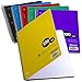 3-Subject Spiral Notebook - Writing Materials For Kids And Adults – 6 Pack Color May Vary - Office Products School Supplies - By Kidsco