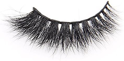 GLAM BY DAN (Sappire) Long Thick Dramatic Look Handmade Reusable 3D Mink False Eyelashes for Makeup 1 Pair Pack