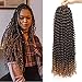 22 Inch 7 Packs Passion Twist Hair Long Inch Crochet Braids Hair Water Wave for Passion Twist Braiding Hair Extensions (T30)