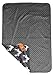 Dear Baby Gear Baby Blankets - Baby Essentials, Newborn Essentials, and Cute Stuff for Baby - for Baby Boy and Baby Girl - Deer Antlers, Grey Dot, Double Layer 38