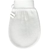 Wildpier Beauty Deep Exfoliating Glove - Biodegradable Viscose, Body Exfoliator Improves Skin Texture, Exfoliating Face Scrub Reduces Acne, Dead Skin Remover for Body, Body Scrubber Exfoliator