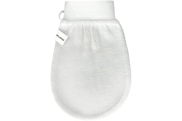 Wildpier Beauty Exfoliating Glove Mitt Body Scrub for Bath Shower Spa Hand Exfoliator Gloves, Dead Skin Cell Remover, Deep Ex