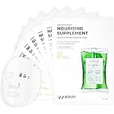 Wonjin Effect NOURISHING SUPPLEMENT MASK 1.05 fl Oz*10 pieces Hydrating, Moisturizing, Skin Elasticity, Wrinkle Care