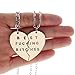 Aoloshow Stainless Steel 2 Parts Best Fucking Bitches Pendant Necklace Birthday Gift Gold