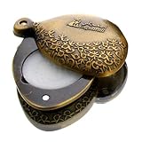 Estabraq Solid Perfume Cream Jamid 7g Asgharali Ornate Metal Locket Arabic fragrance