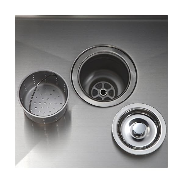 KRAUS 32 Inch 16 Gauge Undermount Single Bowl Stainless Steel Sink, KHU100-32 - Image 5