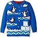Blizzard Bay Boys' Little Boys' Penguin Video Game Sweater, Blue/White
