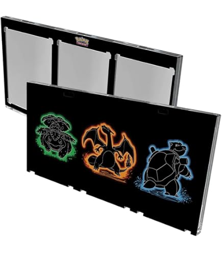 pokemon 3 card display case Amazon.com: Acrylic 3 Card Display Frame