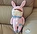 Me Too Angela Smiling Bunny Baby Stuffed Dolls Rabbit Plush Toys Gifts for Kids 12'' (Pink)