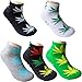 5 Pairs Unisex Marijuana Weed Leaf Boat Warm Cotton Socks US 5-9.5 (M, 2nd Match) primary