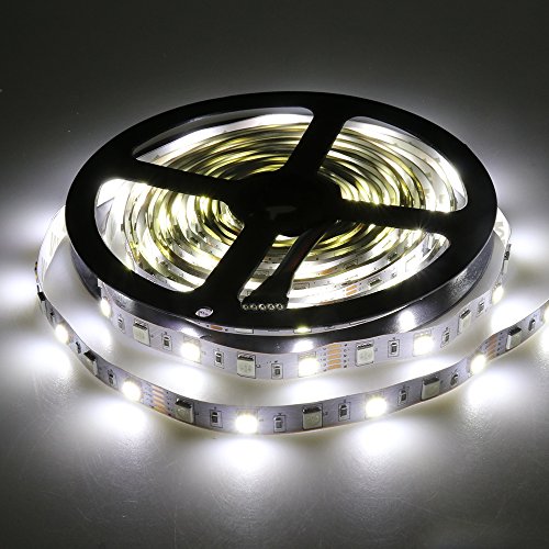 LEDENET Super Bright LED RGBW Strip Lights 5050 12V 5M 300LEDs RGB White Flexible Lighting