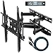Cheetah APDAM3B Dual Articulating Arm TV Wall Mount Bracket for 20-65&rdquo; TVs up to VESA 400 and 115lbs, Fits Studs up to 16&rdquo;, includes a Twisted Veins 10&rsquo; HDMI Cable and 6&rdquo; 3-Axis Magnetic Bubble Level primary