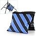 Neewer® Set of Four Black/Blue Heavy Duty Sand Bag Photography Studio Video Stage Film Sandbag Saddlebag for Light Stands Boom Arms Tripods