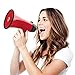 Hammer + Axe Handheld Megaphone, Bullhorn Loudspeaker with Built-In Bottle Opener, Battery-Powered Horn for Coaches and Fans, Best Speaker for Football and Soccer Games, Amplify Voice Volume and Siren