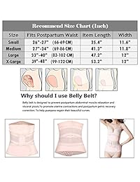 Postpartum - Cinturón de recuperación para la cintura