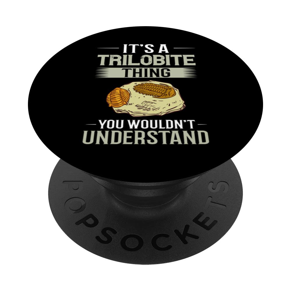 Trilobite Fossil Ammonites Rockhound Prehistoric Animals PopSockets Swappable PopGrip