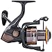 Sougayilang Spinning Fishing Reel - Ultra Smooth 13+1 Shielded Bearings, Light Weight Powerful Anti-corrosion Alloy Construction Body，Non-slip EVA Knob for Saltwater Freshwater Bass Fishing