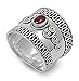 CHOOSE YOUR COLOR Sterling Silver Bali Ring