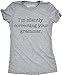 Womens Silently Correcting Your Grammar Funny T Shirt Nerdy Sarcastic Novelty Tee Funny T Shirts Sarcastic Tops for Women Cool Nerd Top Women's Novelty Dark Grey L
