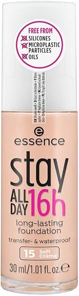 essence stay ALL DAY 16h Foundation Matte Medium-High Coverage 30ml