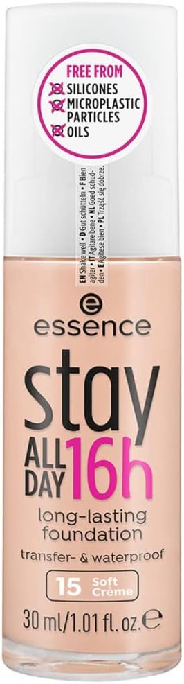 essence stay ALL DAY 16h Foundation Matte Medium-High Coverage 30ml