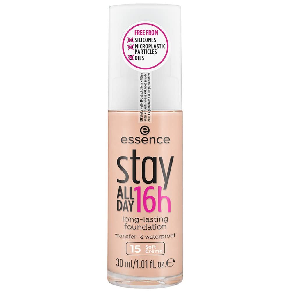 Essence Cosmetics stay ALL DAY 16h long-lasting Foundation, longlasting, mattifying, colour correcting, matte (30ml) — image 1