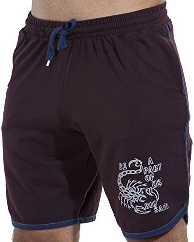BIG SAM SPORTSWEAR COMPANY Bodybuilding Men's Shorts Short Pants 1423 Black