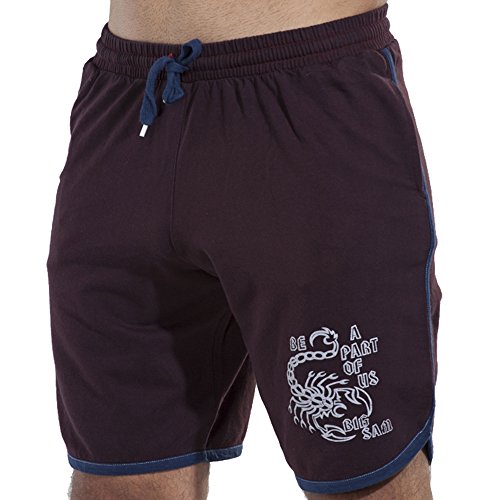 BIG SAM SPORTSWEAR COMPANY Bodybuilding Men's Shorts Short Pants 1423 Black