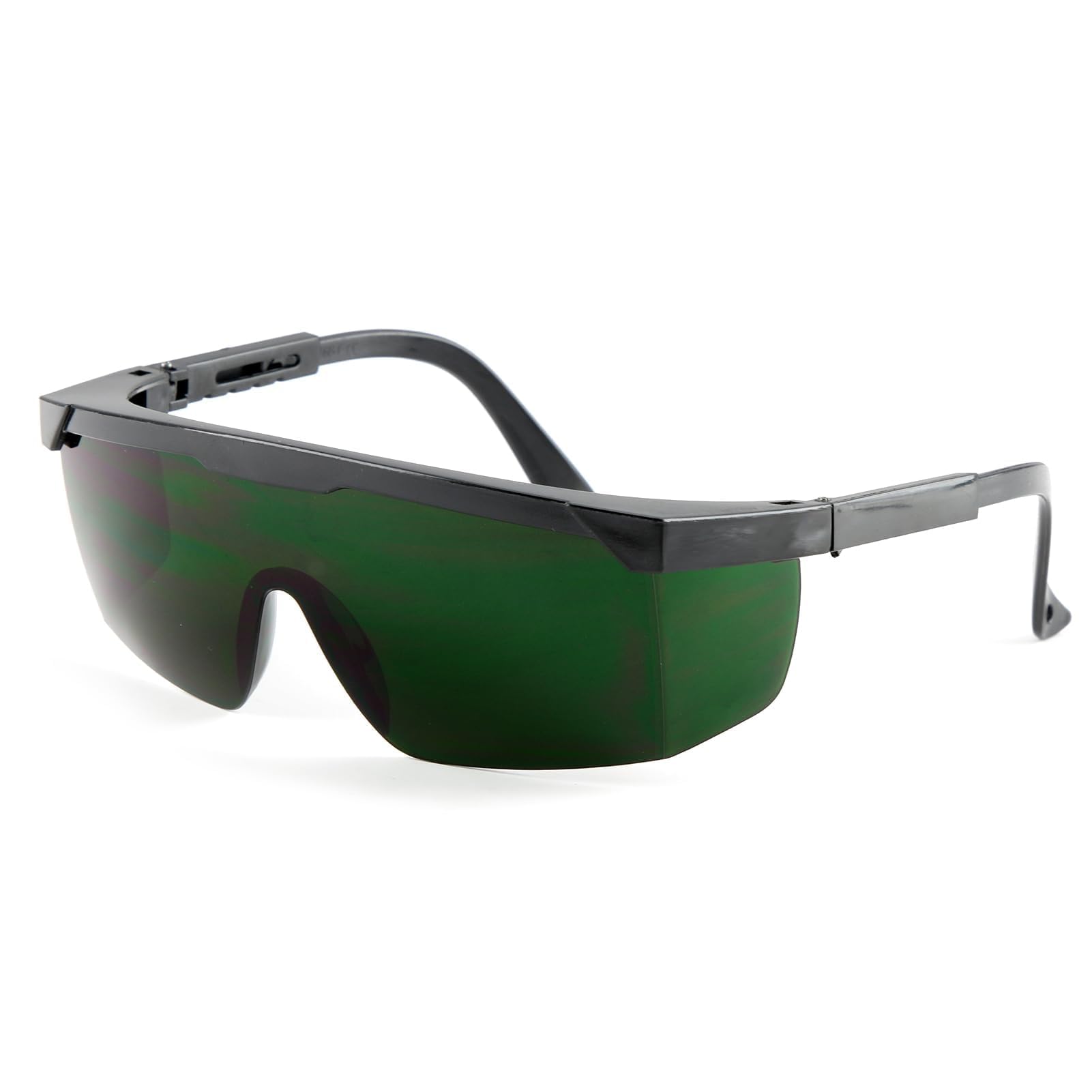 tinshow IPL Laser Safety Glasses, 190nm-2000nm Broad Spectrum Protective Glasses For Laser Cosmetology Operator Eye Protection and Laser Hair Removal Treatment, Tanning, Red Light Therapy, Green Lens