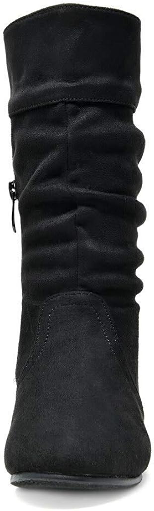  | DREAM PAIRS Girl's Faux Fur Lined Knee High Winter Riding Boots(Toddler/Little Kid/Big Kid) | Boots