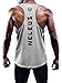 NELEUS Men's 3 Pack Dry Fit Muscle Tank Workout Gym Shirt,5031,Black,Navy,Grey,L,EU XL