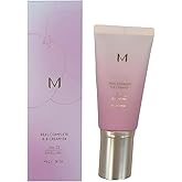 PRIMING WATER, Long-Lasting, Hydrating, lightness Coverage for m.i.s.s.h.a M 시그니처 Real Complete B.B Cream EX, 1.58fl.oz. (No.23, calm beige)