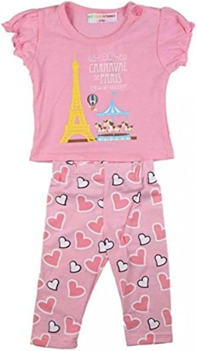 Ensemble Deux Pieces Tee Shirt Et Legging Carnaval De Paris Bebe Fille Rose Amazon Fr Vetements Et Accessoires