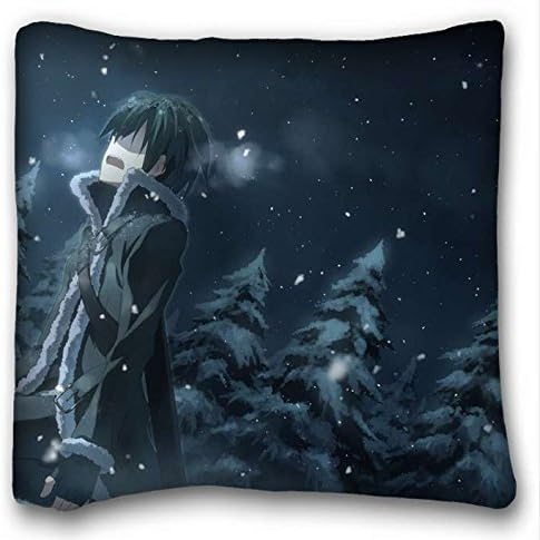 Custom Cotton &amp; Polyester Soft ( Anime Sword Art Online ) Zippered Body Pillow Case Cover Size 16"X16" suitable for Twin-bed