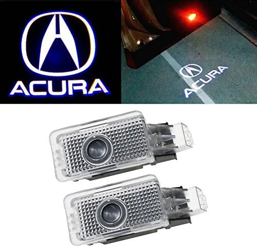 Klinee 2 Piece Car Door Logo Projector Lights Auto Emblem Courtesy Step Lights for Acura