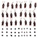 MICHLEY 72pcs Plastic Ants + 72pcs Cockroach + 72pcs Flies for Party Favorite Toys