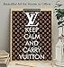 Fashion Couture Unframed Wall Art Print - Makes a Great Gift for Fashion Lovers and Designers - Chic Home Decor - Ready to Frame (8x10) Vintage Photo - Keep Calm and Carry Vuitton