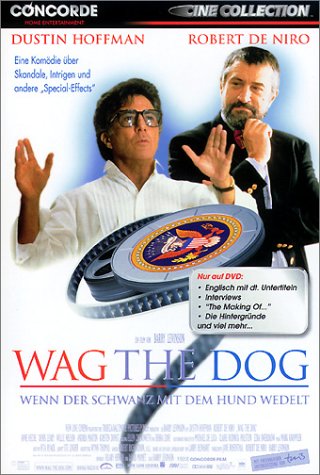 Wag The Dog Wenn Der Schwanz Mit Dem Hund Wedelt Amazon De Dustin Hoffman Anne Heche Woody Harrelson Denis Leary Andrea Martin Michael Belson Suzanne Cryer John Michael Higgins Suzie Plakson Kirsten