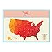 SCRATCH MAP of USA Large 23.4x32.5in Personalized Map with US States and Major Cities | Perfect Travel Gift to Track Your Adventures | Scratch off Map SOLD BY LUCKIES - INVENTORS OF THE SCRATCH MAP CONCEPT
