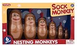 Schylling Sock Monkey Nesting Monkeys