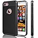 iPhone 6S Case, Tekcoo(TM) iPhone 6 / 6S (4.7 INCH) [Shock Absorbing] [Scratch Proof] Hybrid Impact Defender Slim Hard Case Cover Plastic Shell Outer +TPU Rubber Silicone Inner [Black/Black]