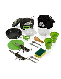EcoCamp OUTDOOR GEAR Mess Kit (14 Pcs) for Camping