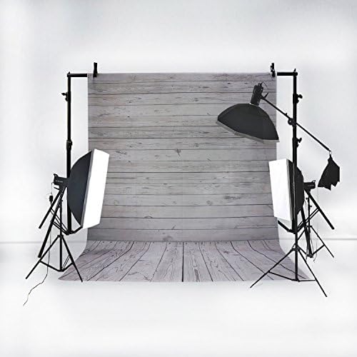 [2017 New Version] 5x7ft/1.5x2.1m professional Wooden Backdrop Background for Photography Studio Video Shooting (Backdrop Only!)