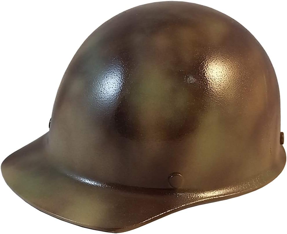 MSA SkullGuard Fiberglass Hard Hat- Cap Style With Staz On Suspension - Textured Camo